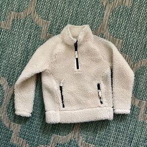 Crewcuts white Sherpa Jacket. Kids. Size 4-5. Worn once. Smoke free home